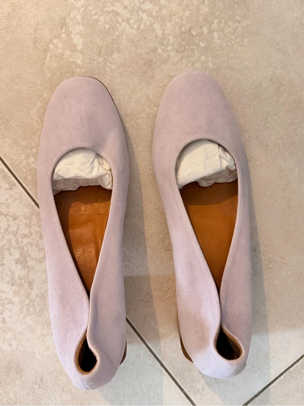 Coclico Epice Lilac Suede Pumps 37.5 Block Heel
